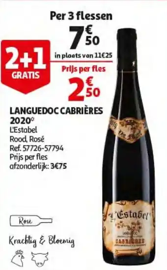 Auchan Languedoc Cabrieres 2020 aanbieding