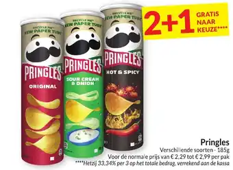 Intermarché Pringles per pack aanbieding
