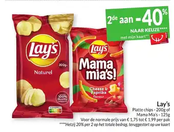 Intermarché Lay's per pack aanbieding