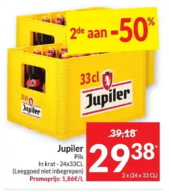 Intermarché Jupiler 2x(24x33cl) aanbieding