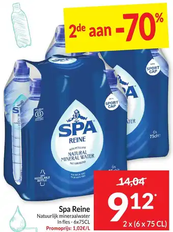 Intermarché Spa Reine 2x(6x75cl) aanbieding