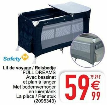 Cora Lit de voyage - reisbedje full dreams aanbieding
