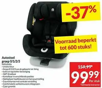 Autostoel safetybaby