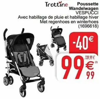 Cora Poussette wandelwagen vespucci aanbieding