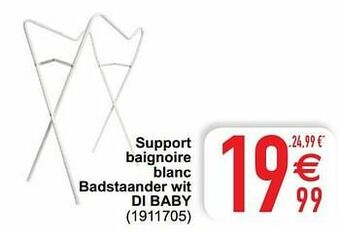 Cora Support baignoire blanc badstaander wit di baby aanbieding