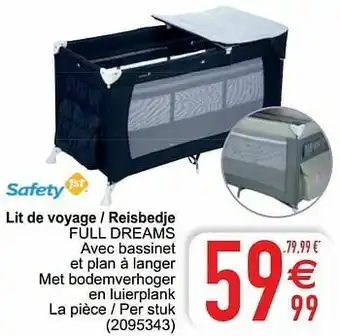 Cora Lit de voyage - reisbedje full dreams aanbieding