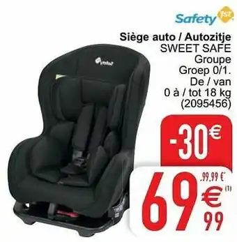 Cora Siège auto - autozitje sweet safe aanbieding