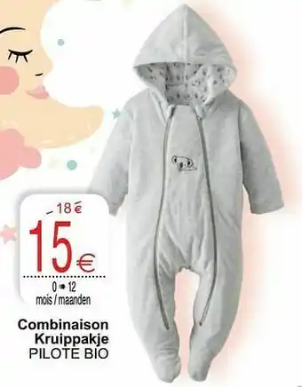 Cora Combinaison kruippakje pilote bio aanbieding