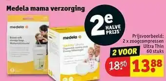 Kruidvat Zoogcompressen ultra thin aanbieding