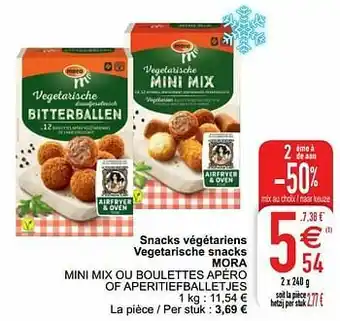 Snacks végétariens vegetarische snacks mora mini mix ou boulettes apéro of aperitiefballetjes