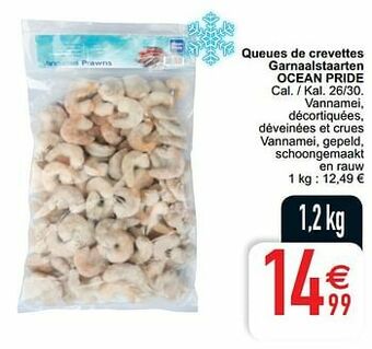 Cora Queues de crevettes garnaalstaarten ocean pride aanbieding