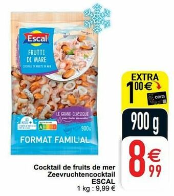 Cora Cocktail de fruits de mer zeevruchtencocktail escal aanbieding