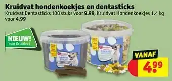 Kruidvat hondenkoekjes en dentasticks