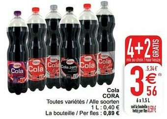 Cora Cola cora aanbieding