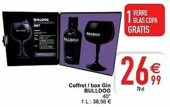Coffret - box gin bulldog