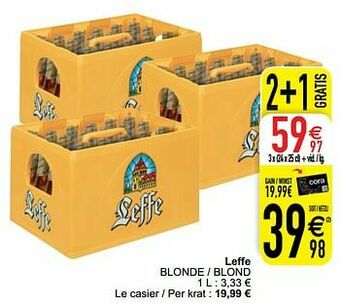 Cora Leffe blonde - blond aanbieding