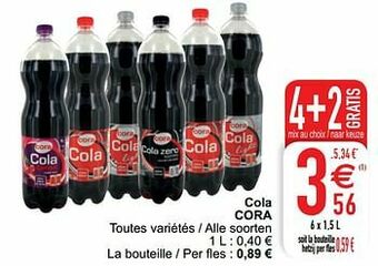 Cora Cola cora aanbieding