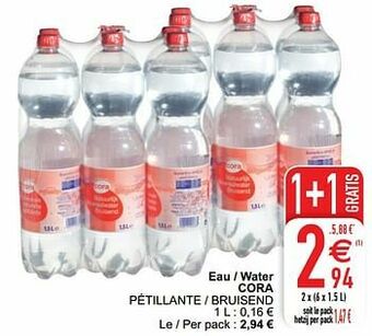 Cora Eau - water cora pétillante - bruisend aanbieding
