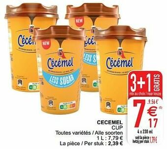 Cora Cecemel cup aanbieding
