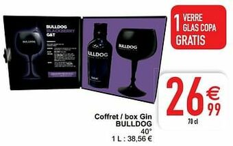 Cora Coffret - box gin bulldog aanbieding