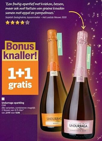 Albert Heijn Undurraga sparkling aanbieding
