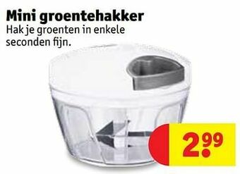 Kruidvat Mini groentehakker aanbieding
