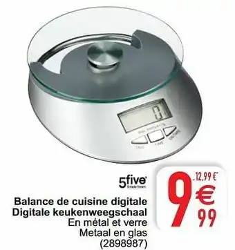 Cora Balance de cuisine digitale digitale keukenweegschaal aanbieding