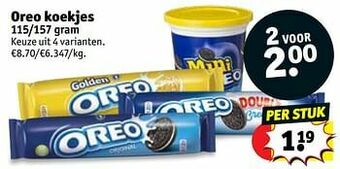Kruidvat Oreo koekjes aanbieding