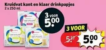 Kruidvat Kruidvat kant en klaar drinkpapjes aanbieding