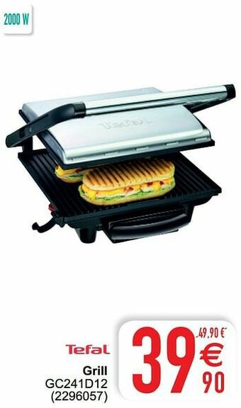 Cora Tefal grill gc241d12 aanbieding