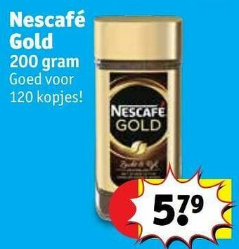 Kruidvat Nescafé gold aanbieding