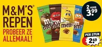 Kruidvat M+m’s repen aanbieding
