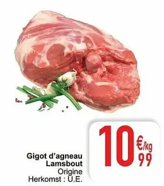 Cora Gigot d’agneau lamsbout aanbieding