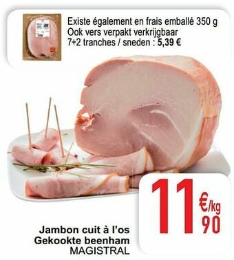 Cora Jambon cuit à l’os gekookte beenham magistral aanbieding