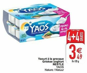 Cora Yaourt à la grecque griekse yoghurt nestle yaos aanbieding