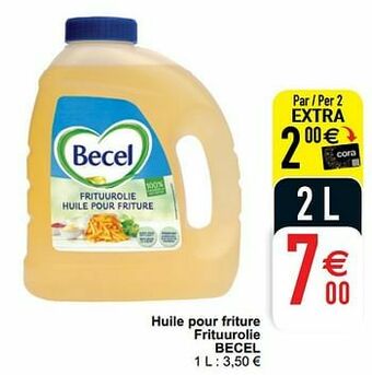 Cora Huile pour friture frituurolie becel aanbieding
