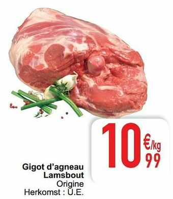 Cora Gigot d’agneau lamsbout aanbieding
