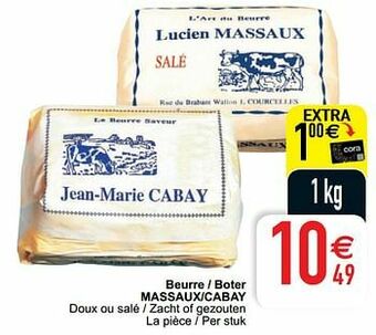 Cora Beurre - boter massaux-cabay aanbieding