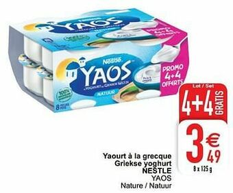 Cora Yaourt à la grecque griekse yoghurt nestle yaos aanbieding