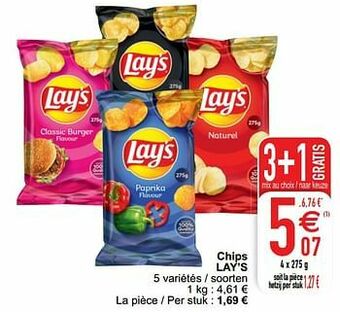 Cora Chips lay’s aanbieding