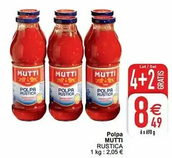Cora Polpa mutti rustica aanbieding