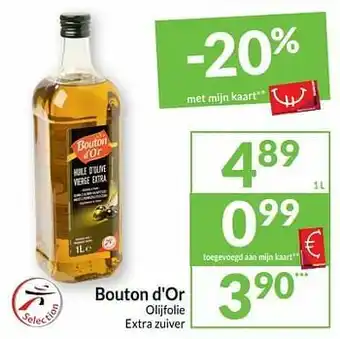 Intermarché Bouton d`or olijfolie extra zuiver aanbieding