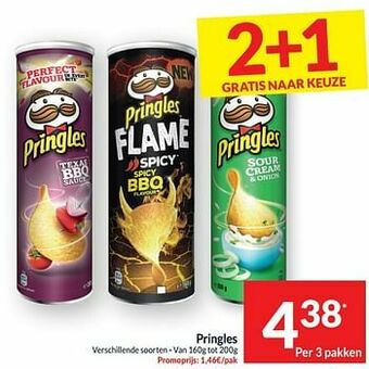 Intermarché Pringles verschillende soorten aanbieding