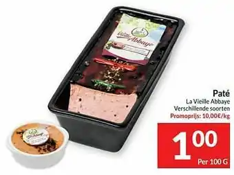 Intermarché Paté la vieille abbaye aanbieding
