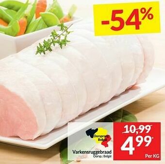 Intermarché Varkensruggebraad aanbieding