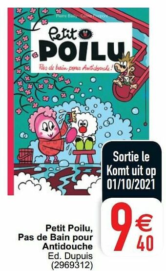 Cora Petit poilu, pas de bain pour antidouche aanbieding