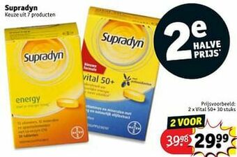 Kruidvat Supradyn vital 50+ aanbieding