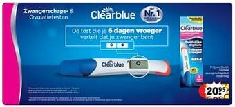 Kruidvat Digitale zwangerschapstest ultravroeg aanbieding