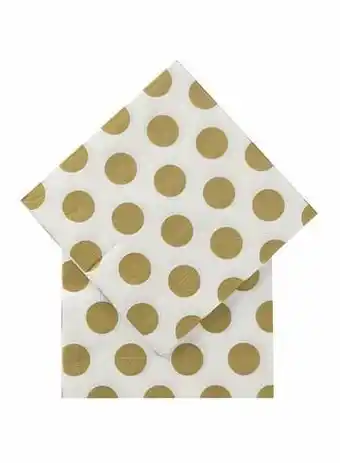 HEMA 20-pak Servetten 33 X 33 Cm (goud)