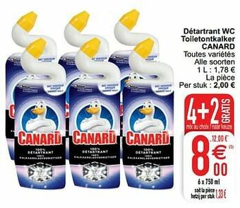 Cora Détartrant wc toiletontkalker canard aanbieding